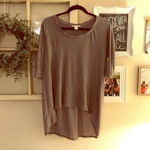 Hi-Low flowy tunic • Size S